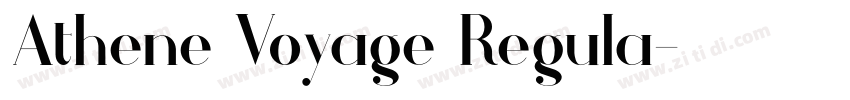 Athene Voyage Regula字体转换